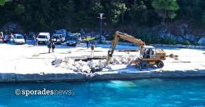 Έργα στο λιμάνι του Αγνώντα