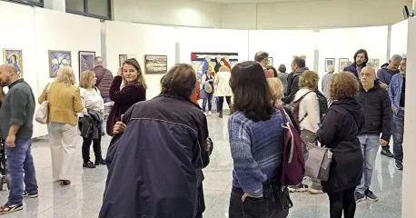 Πραγματοποιήθηκαν με επιτυχία τα εγκαίνια της Έκθεσης Ζωγραφικής με θέμα: «Ειρηνική Συνύπαρξη των λαών»